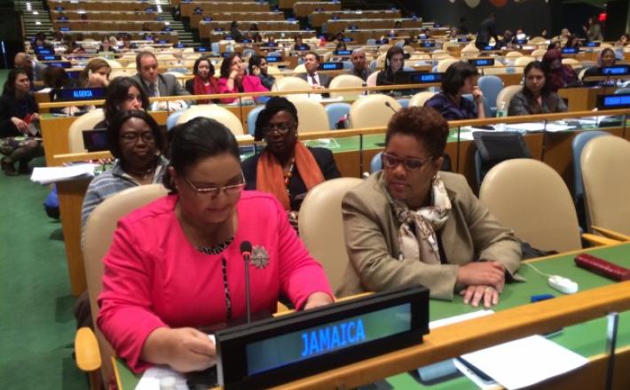 Minister Falcon at CSW 59