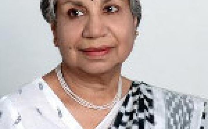 Shailaja Chandra, former Secretary to the Government of India and former Chief Secretary, Delhi 