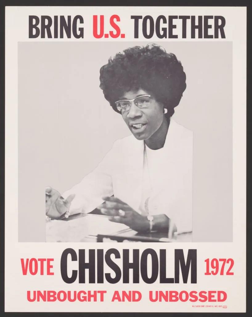 Source: ‘Unbought And Unbossed’ - At 50, Shirley Chisholm continues to inspire black women in Politics - PhotoQuest / Getty