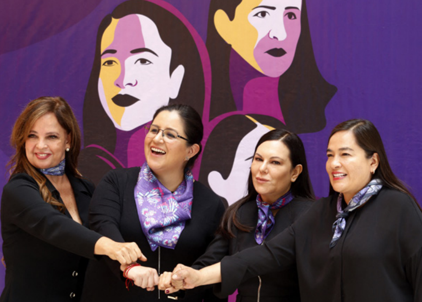 Mexico made history by reaching gender parity in parliament for the first time in 2021. © Eyepix/NurPhoto via AFP
