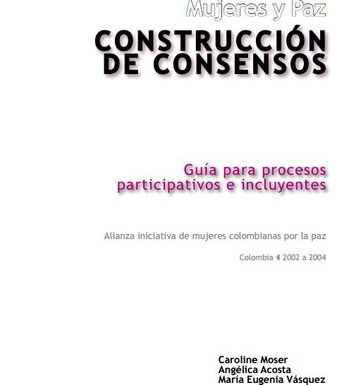 Mujeres y paz-Construcción de consensos