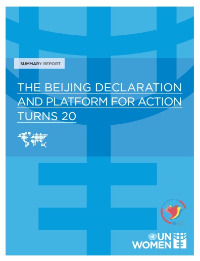 Summary Report The Beijing Declaration And Platform For Action Turns 20 International 6782