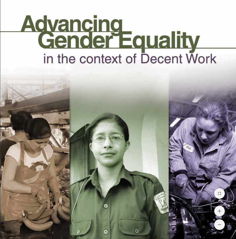 Advancing Gender Equality in the Context of Decent Work | International ...