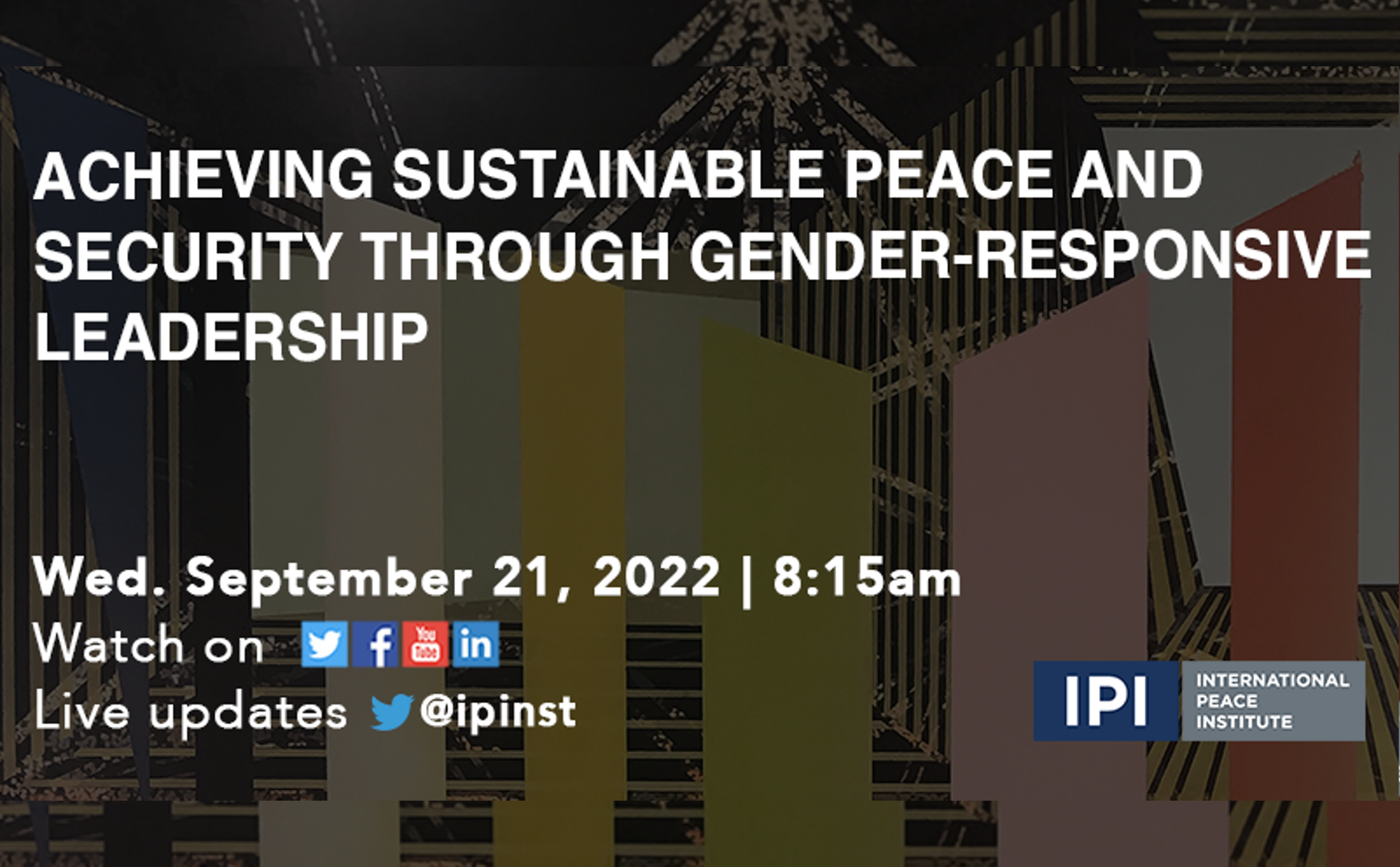 Intl Peace Institute (@ipinst) / X