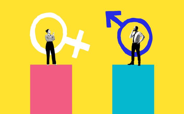  Gender gaps are a feature in every generation. But none seem as stark as Gen Z where political shifts are straining romantic and platonic relationships. (Getty illustration by Anton Vierietin)