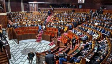 البرلمان المغربي في العاصمة المغربية بالرباط 