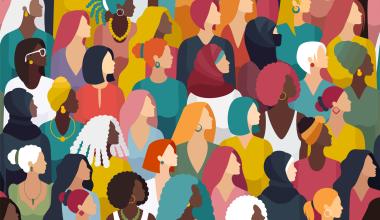image of women from diverse backgrounds