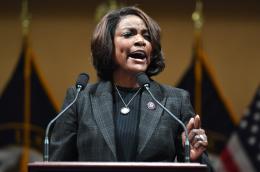  Rep. Val Demings, pictured, and Cheri Beasley have both drawn notice for managing to clear their Senate primary fields of heavyweight competition. | Mandel Ngan-Pool/Getty 