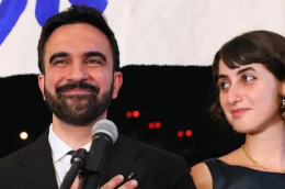 زهران ممداني وزوجته