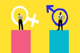  Gender gaps are a feature in every generation. But none seem as stark as Gen Z where political shifts are straining romantic and platonic relationships. (Getty illustration by Anton Vierietin)