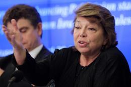 ليلى شهيد أصبحت عام 2006 مفوضة فلسطين العامة لدى الاتحاد الأوروبي (أسوشيتد برس)