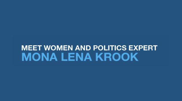 Meet women and politics expert, Mona Lena Krook - Bentley University