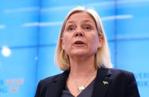 MPs voted again to elect Swedish Social Democratic Party leader Magdalena Andersson on Monday - Reuters/BBC