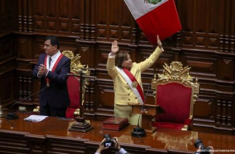 Who is Dina Boluarte, Peru's first female president? (Picture: CNN)