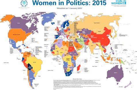 Women in Politics 2015 Map