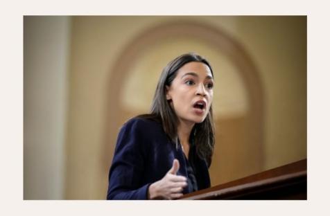 Alexandria Ocasio-Cortez en la diana: el acoso violento contra ella llega al Capitolio Crédito: Getty/Women Now