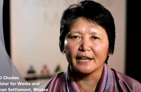 Dorji Choden, Minister for Works and Human Settlement, Bhutan, speaking at the COP20 climate conference in Lima