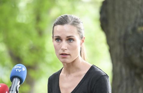 La primera ministra de Finlandia, Sanna Marin. / EFE/EPA/KIMMO BRANDT