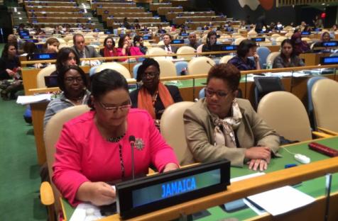 Minister Falcon at CSW 59