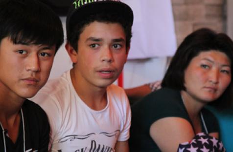 Male students Kyrgystan UNWOMEN