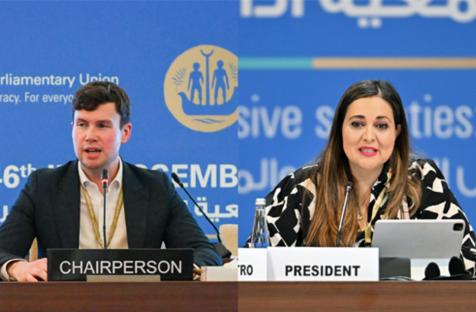 IPU Cynthia López Castro and  Dan Carden