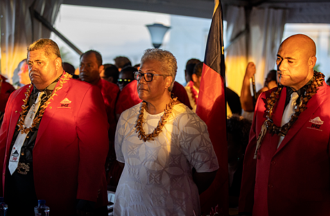 The swearing in on the 24th (Photo: Anetone Sagaga)