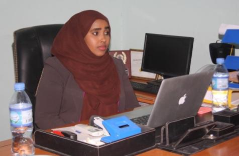 Somali Minister Anisa Abdulkadir Haji Mumin