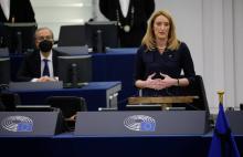 La candidata del PPE, Roberta Metsola, será elegida este martes presidenta de la Eurocámara. Créditos: Europa Press