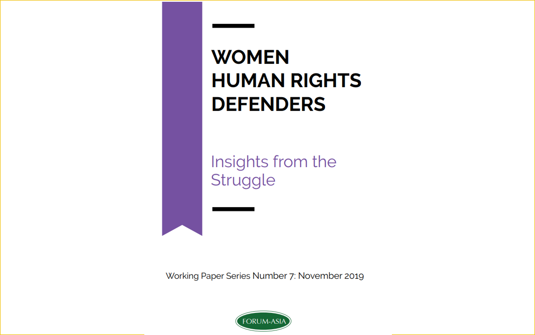 Women Human Rights Defenders Insights From The Struggle International Knowledge Network Of 